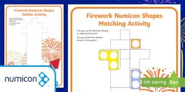 👉 Firework Number Matching Activity (teacher made)