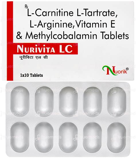 Nurivita Lc Tablet 10 - Uses, Side Effects, Dosage, Price | Truemeds