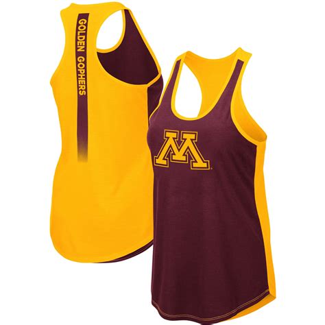 Women's Colosseum Maroon Minnesota Golden Gophers Publicist Racerback ...