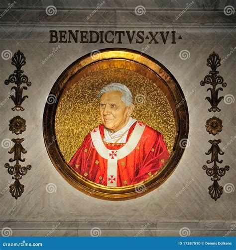Pope Benedict XVI editorial image. Image of paul, portrait - 17387510