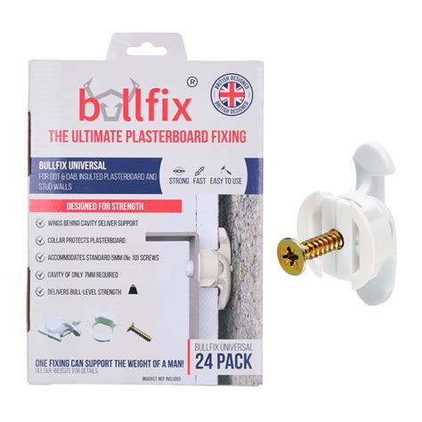 Buy Bullfix 'Universal' 24 Pack - Heavy Duty Plasterboard Fixings ...