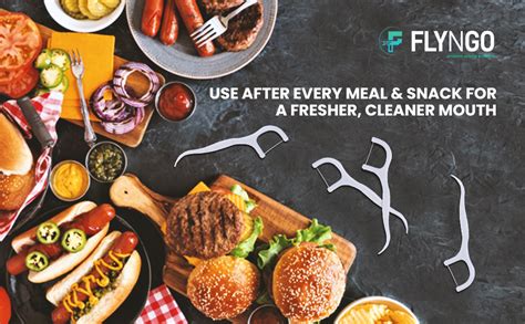 Buy FLYNGO 3 in 1 Tooth Cleaning Dental Floss Toothpicks Plastic Set ...