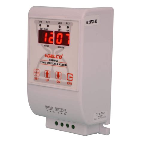 Gelco Digital Time Switch with Clock, Automatically Operate the Equipm ...