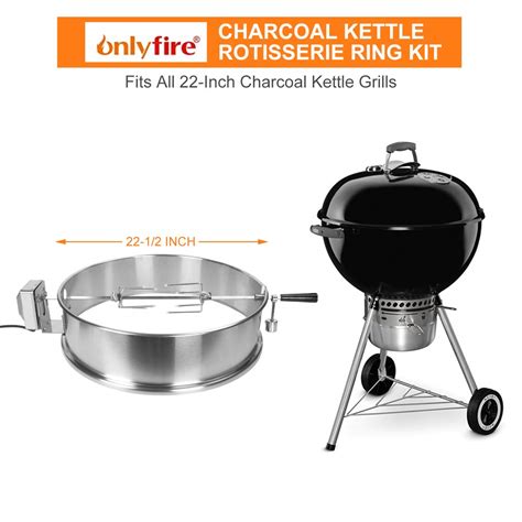 Buy onlyfire Stainless Steel Rotisserie Ring Kit Barbecue Accessories ...