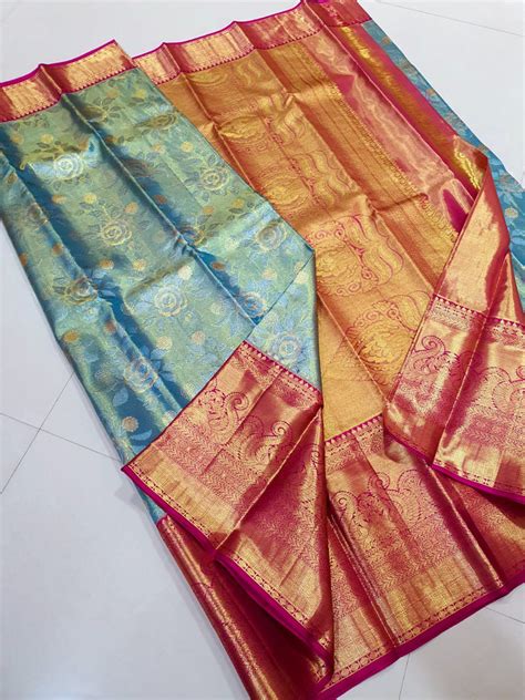 Exclusive Bridal Kanchipuram Tissue Silk Sarees Collection