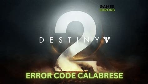 Image result for Destiny 2 Error Code Calabrese