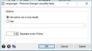 How to perform Granger causality test in STATA?