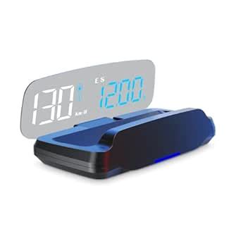 AZIJYV HUD C7 Car Head up Display GPS Speedometer,Windshield Projector ...