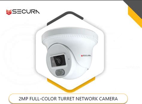 SECURA 2MP FULL-COLOR TURRET NETWORK CAMERA SIP-VD201LCM in IP Camera ...