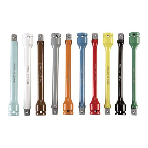 Torque Extension Tool Set with 90-120 ft-lb Torque Sticks 8pc 1/2 Drive Torque Limiting ...