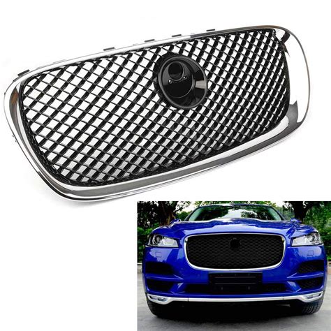 Buy Car Exterior Front Bumper Radiator Racing Grilles For Jaguar XF XFR ...