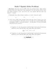 Image result for Solve Epsilon Delta Problems