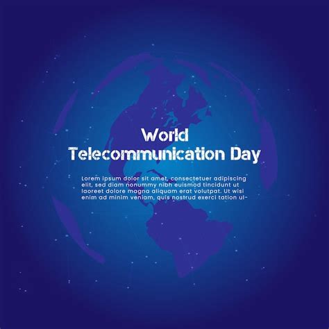 World telecommunication day social media poster banner background ...