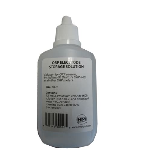 Buy HM DigitalORP-STOR ORP Electrode Storage Solution for Use with ORP ...