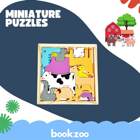 Buy Miniature puzzle - Domestic Animals set at bookzoo.in — Bookzoo.in