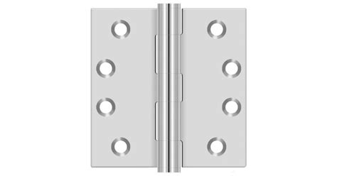 Deltana SS44U32 4" x 4" Stainless Steel Square Corner Plain Bearing ...