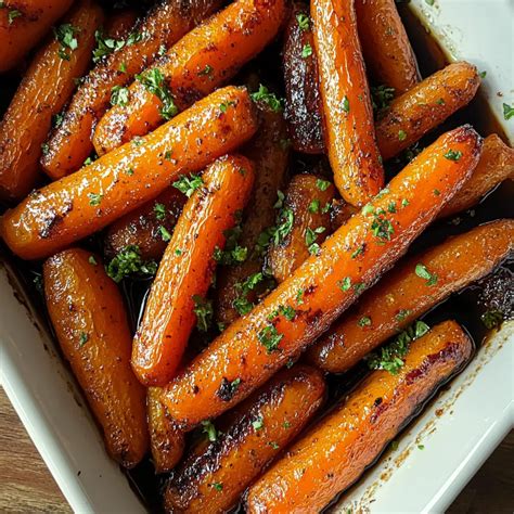 Savory Honey Balsamic Roasted Carrots You'll Love Cooking ...