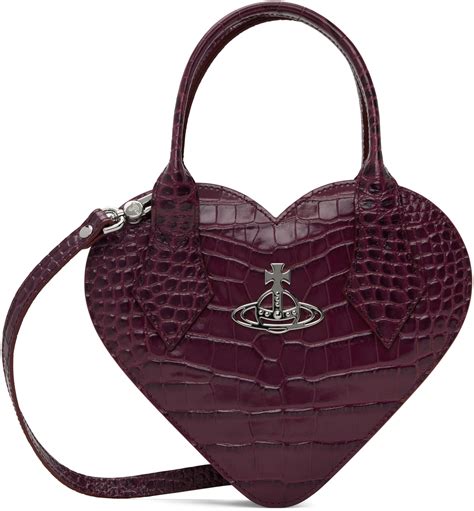 Vivienne Westwood Josephine Heart Crossbody Bag in Purple | Lyst