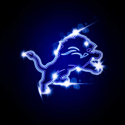 Detroit Lions Wallpaper 4K, Logo, American football team
