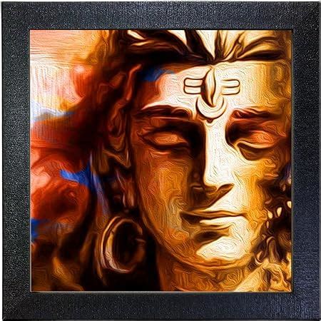 Sehaz Artworks Shiva Sankar Mahakal Wall Photo Printed Painting for ...
