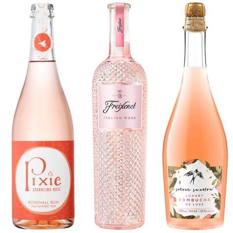 Rose Wine Bottle And Glass