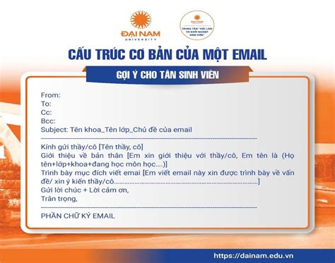 Trường Đại học Đại Nam | Hướng dẫn kỹ năng viết email chuyên nghiệp cho ...