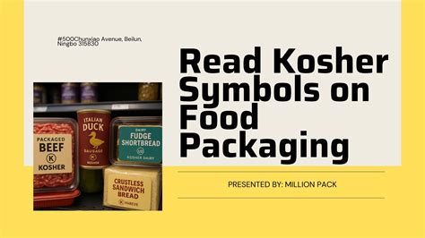 How to Read Kosher Symbols on Food Packaging and What They Mean