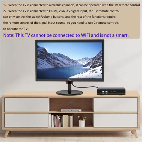 Buy Feihe 19 Inch TV, LED Widescreen TV with Digital ATSC Tuners HDMI ...