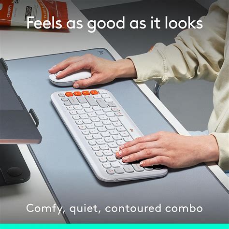 Logitech POP ICON Combo (Off White) Best Price in India on Thevaluestore.in