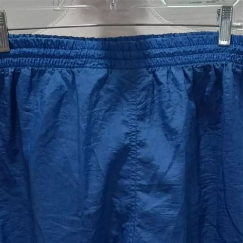 Vintage Reebok Men Nylon Shorts 90's Size XL Waist... | Depop