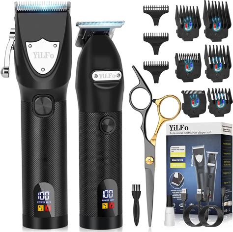 Amazon.com: YiLFo Hair Clippers for Men Professional- Beard Hair ...