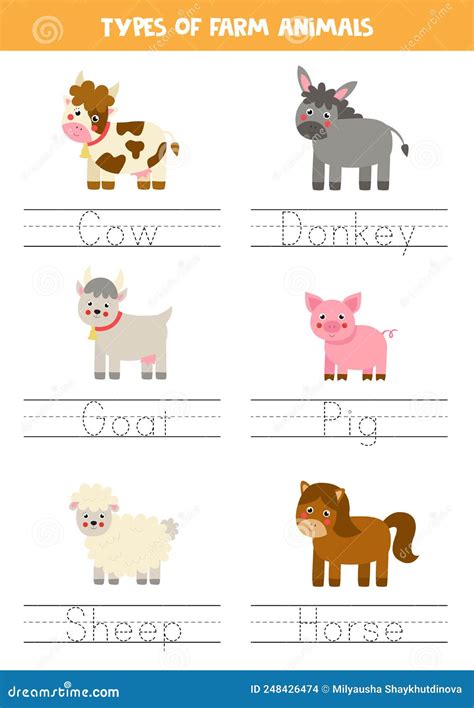 Animal Name Tracing - Dot to Dot Name Tracing Website