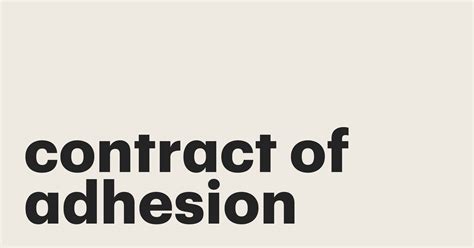 What is a Contract of Adhesion? Types and Examples Guide - PandaDoc