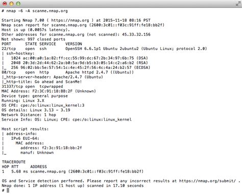 Nmap Scan Me 的图像结果