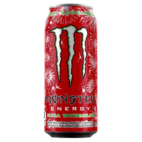ENERGÉTICO MONSTER ULTRA WATERMELON ZERO ACUCAR LATA 473ML - Atacarejo ...