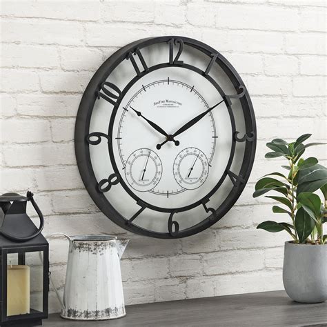 FirsTime & Co. Bronze Park Outdoor Wall Clock, India | Ubuy