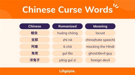20+ Chinese Curse Words And Meanings Explained [2025]