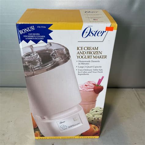 Lot #340 - Oster Ice Cream and Frozen Yogurt Maker - SLOCAL Estate ...