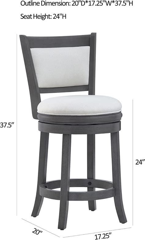 Ball&Cast Ball & Cast Upholstered Swivel Counter Stools India | Ubuy
