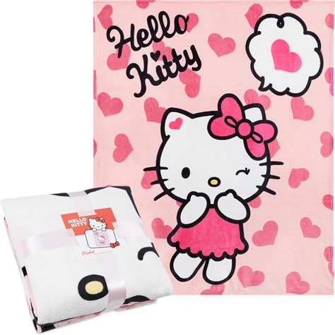 Hello Kitty Sanrio Fleece Bed Blanket, Cinnamoroll Throw Blanket ...