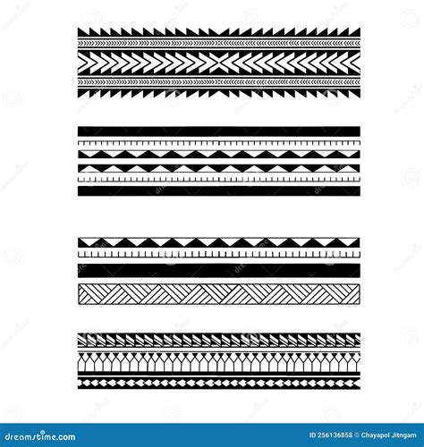 Polynesian Armband Tattoo Female Design. Pattern Aboriginal Samoan ...