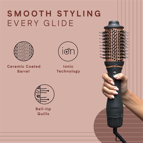 3 in 1 Hair Blow Brush | Dry, Curl & Volumize with Adjustable Heat