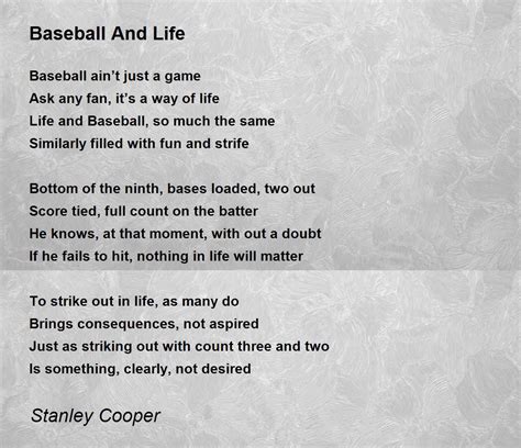 Famous Baseball Poems