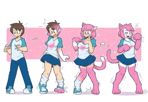 Catgirl TF TG Sequence by Ember288 on DeviantArt