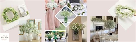 Buy Akaar Artificial Babys Breath gypsophila Flower Sticks Fake Bunch ...