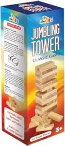 Variety Palace Wooden Tumbling Tower 48 Pcs : Amazon.in: Toys & Games