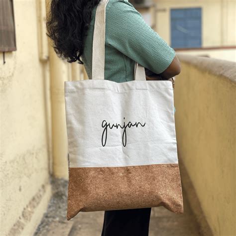 Personalized Cork Tote Bag - Lemonade - Lemonade