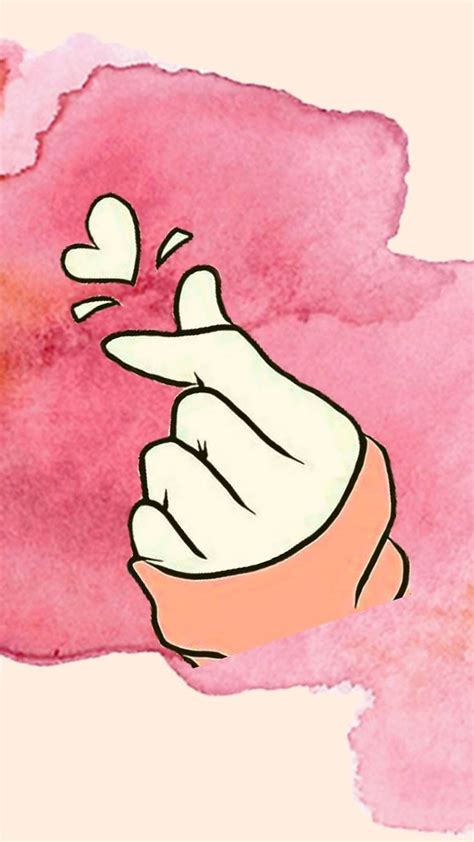 [100+] Korean Finger Heart Wallpapers | Wallpapers.com