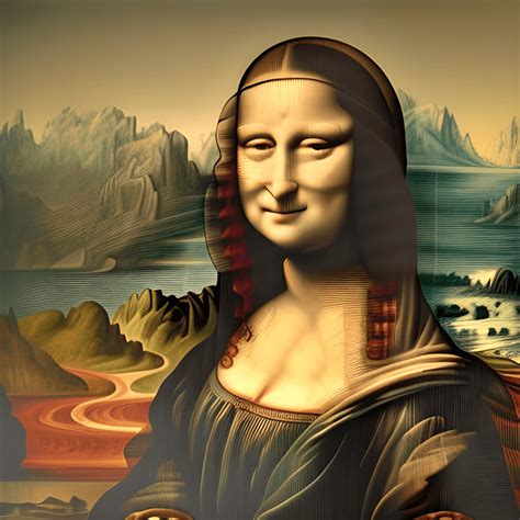 Duck Face Mona Lisa
