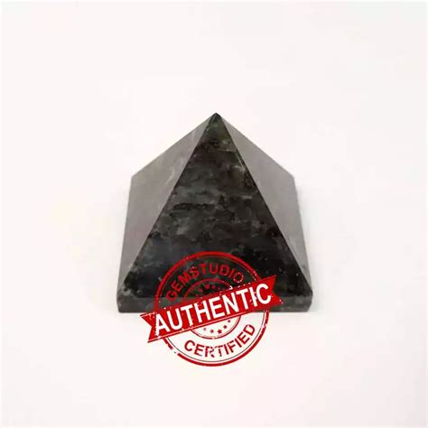 Larvikite Crystal Pyramid – Gemobia